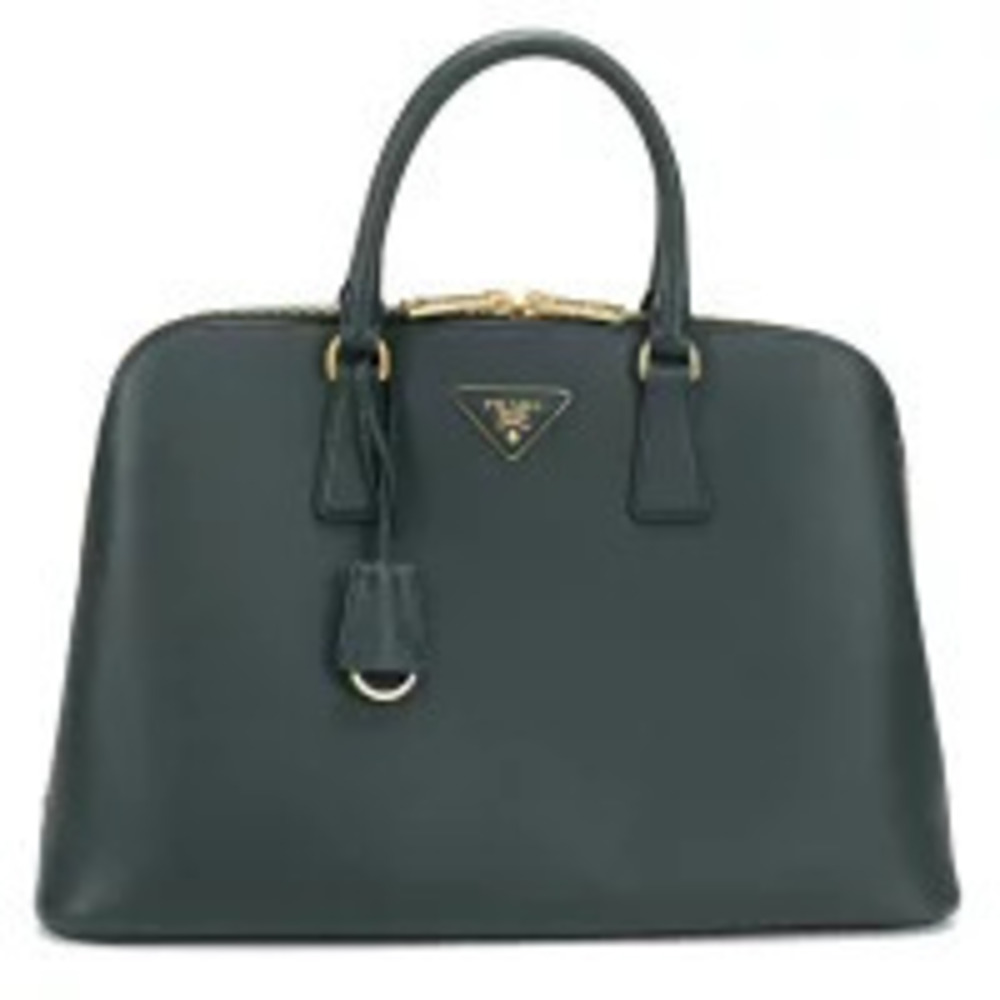 Prada Handbag Saffiano Leather Green